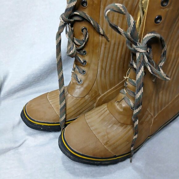 Weather Spirits Insulated Waterproof Boots Steel Shank Fishing Hunting Mens Sz 9 - Picture 3 of 13